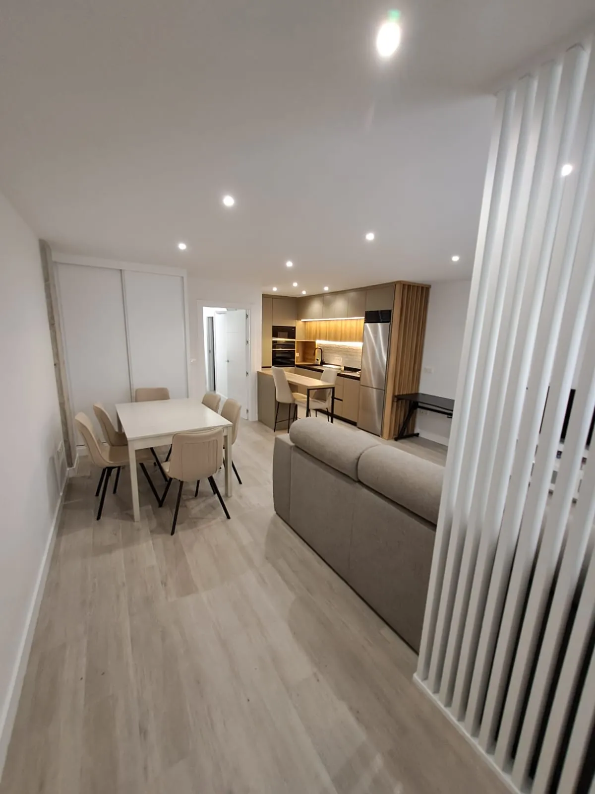 Vista Salón Cocina Despues San Fernando